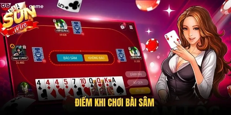 Điểm khi chơi bài Sâm
