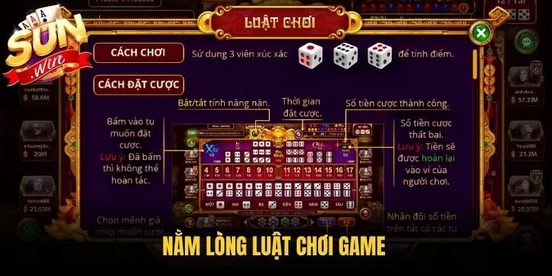 Nằm lòng luật chơi game