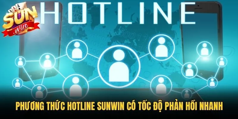 Phương thức hotline Sunwin có tốc độ phản hồi nhanh