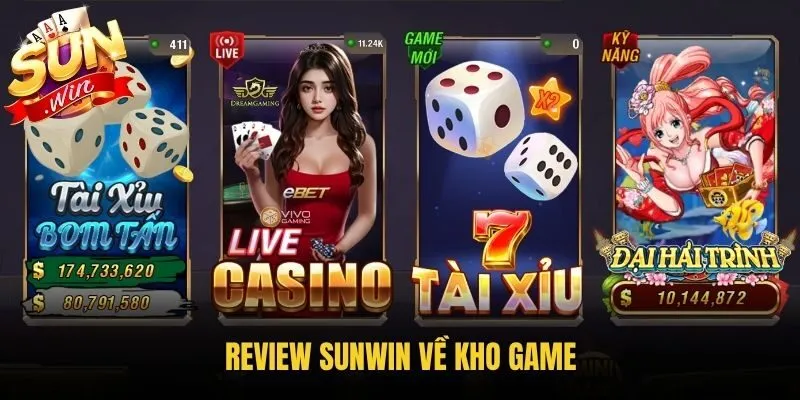 Review Sunwin về kho game