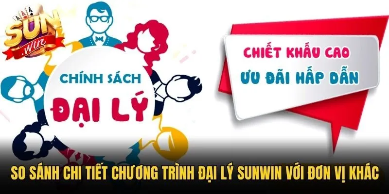 So sánh chi tiết chương trình đại lý Sunwin với đơn vị khác