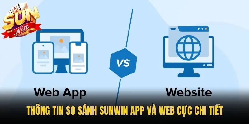 Thông tin so sánh Sunwin app và web cực chi tiết