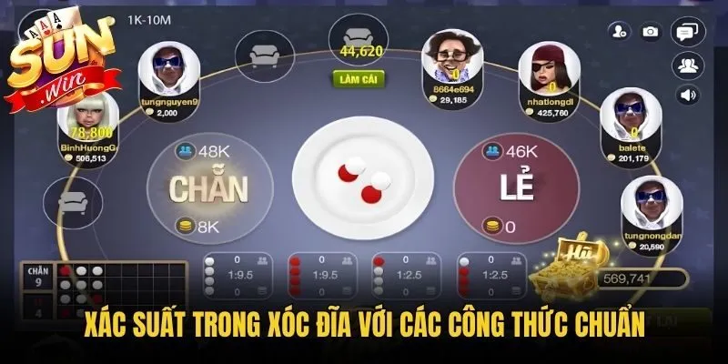 Xác suất trong Xóc Đĩa với các công thức chuẩn